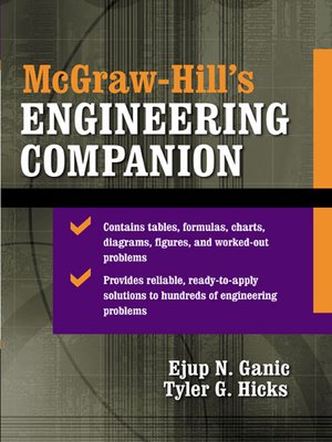 cover image of McGraw-Hill's Engineering Companion